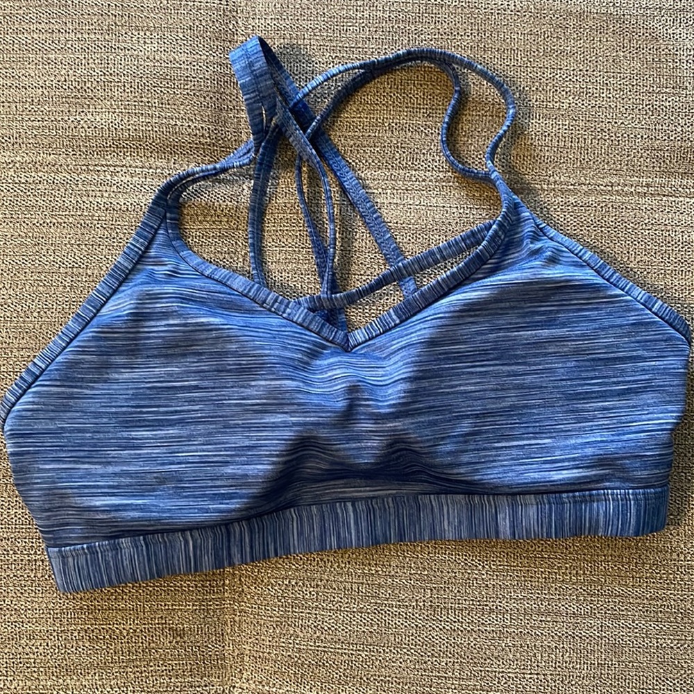 Zyia blue strappy bra